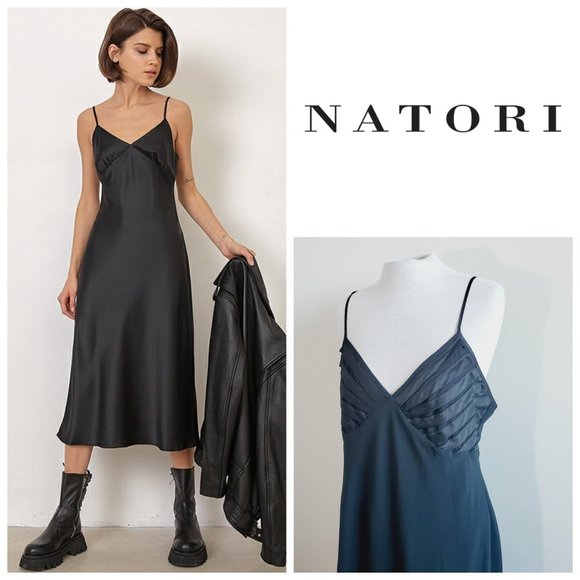 Natori Dresses & Skirts - NATORI Black Slip Dress Gown